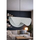 Karbon Beton Avize El Yapımı Wabi Sabi Tekli Sarkıt Lamba, E27 Uyumlu, Modern Minimalist Tavan Aydınlatma, Ayarlanabilir Kablo, Salon Mutfak Yatak Odası – Ondera