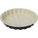 Karbon Çelik 30 cm Yuvarlak Dilimli Tart Turta Kek Kalıbı MT211 - 1 Adet - 26 x 26 x 7 cm