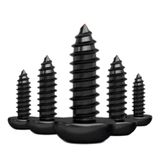 Karbon Çelik Altıgen Kendiliğinden Vuran Tava Başlı Vidalar(M3x6mm) | Siyah, M3/M4/M5/M6, 6-40mm: Altıgen Aletlerle Metal İşleme için