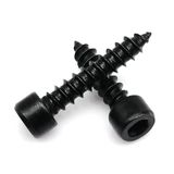 Karbon Çelik Altıgen Soket Kapağı Kendinden Vuran Vida(M6x50mm) | Siyah M2-M6 4-50mm Karbon Çelik Altıgen Başlıklı Kendiliğinden Vuran 10 adet Kullanım Senaryosu: Ağaç İşleme