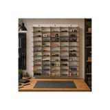 karbonsoft 50 Bölmeli Atölye Malzeme Düzenleyici Duvar Rafı 50x50 cm – 3 mm MDF Ahşap Vida Matkap Ucu Hobi Parça Organizeri