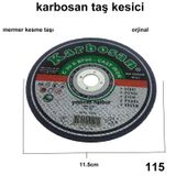 Karbosan 115 Mm Mermer - Beton - Kiremit Kesici Disk Taş 115 MM
