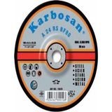 Karbosan 115 mm Taşlama Taşı A 24 RS BF80 Metal ve Çelik İçin Yüksek Performanslı Kesim