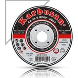 Karbosan 115 X 1.0 İnox İnce Kesme Taşı Krom Kesme Taşı 25 Adet