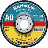 Karbosan 115X22.23 Premium Line Ao Sd Flap Disk Zımpara 80 Kum 982985 - 40 KUM