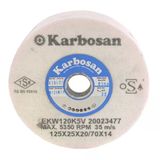 Karbosan 125 x 25 x 20 - 70 x 14 Hızar Makinesi İçi Çukur Bileme - Zımpara Taşı