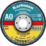 Karbosan 180Mm Nk Flap Disk 80 Kum-5'Li Paket