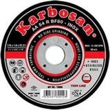 Karbosan 25 Adet Inox Metal Kesme Taşı 115X1.0X22 mm Inox Kesici Disk - Çok Renkli