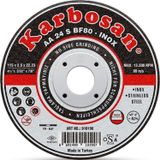 Karbosan 910410 125x1.6x22.23 mm AA 46 R BF80 INOX Paslanmaz Çelik İnce Kesme Diski
