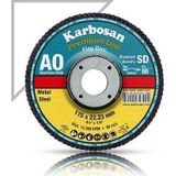 Karbosan 982970 - 115 x 22.23 Nk 40 Kum Düz Flap Disk