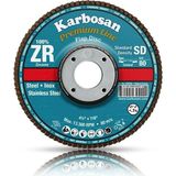 Karbosan 983460 Premium Line Zr Flap Disk Zımpara 115X22.23MM 60 Kum