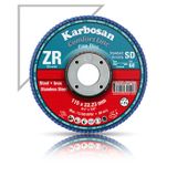 Karbosan Comfort Line Zr (Inox) Flap Disk 115X22.23 - 60 Kum