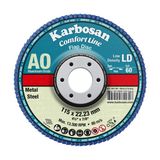 Karbosan Flap Disk Zımpara Nk 180/120 mm Kum (983235) (10 Adet) - Gri