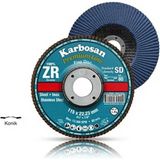 Karbosan Flap Disk Zımpara Zr 115X80 983465 - 1 Adet