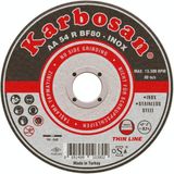 Karbosan Inox Kesici Taş 25 Li 115X1,0X22 Inox Materyal ile Güçlü Kesme Kapasitesi