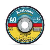 Karbosan Premium Line Flap Disk Zımpara 10 Adet 60 Kum 115 x 22.23 mm