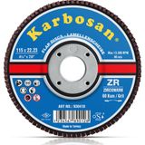 Karbosan Zr Flap Disk 180X22 60 Kum 930470