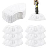 Karcher Buharlı Temizleyici İçin 12 Parça Mikrofiber Bez Kapakları, Yıkanabilir Yedek Pedler, Sc2 Sc3 Sc4 Sc5 Easyfix İle Uyumlu Dayanıklı Ha