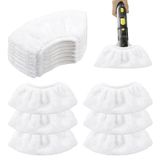 Karcher Buharlı Temizleyici için 12 Parça Mikrofiber Bez Kapakları, Yıkanabilir Yedek Pedler, SC2 SC3 SC4 SC5 EasyFix ile Uyumlu Dayanıklı Havlu Paspas Pedleri, Elde Taşınabilir Nozul Temizleme