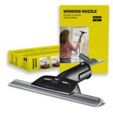 Karcher Buharlı Temizleyici için Pencere Başlığı, Cam, Pencere ve Aynalar için Şeritsiz Temizlik, Başlık Üzerinde Buhar Çıkış Delikleri, Küçük Ölçüler ve Düşük Ağırlık