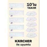 Karcher Buharli Temizlik Makinesi Sc Easyfix Serisi Uyumlu 10'lu Mop Bezi Takımı