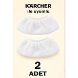 Karcher Buharlı Temizlik Makinesi Sc Easyfix Serisi Uyumlu El Aparatı Mop Bezi 2 Adet