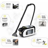 Karcher Compact Floor Halı Yıkama Makinesi 550W Halı, Koltuk ve Sert Zeminde 3'ü 1 Arada Derin Temizlik, Alman Teknolojisi - Beyaz - Siyah