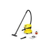 Karcher Elektrikli Supurge Wd 2 Plus V 1000.0 W, 12.0 L, Sari Hali Koltuk Yikama