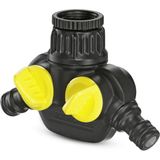 Karcher İki Çıkışlı Debi Ayarlı Musluk Adaptörü Ergonomik Tasarımlı Dayanıklı Yapı