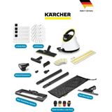 Karcher Kärcher Sc 2 Deluxe Full Set Evde Bebekli Aileler Için Güvenli Temizlik – Yağ, Kir ve Bakterileri Buharla Anında Yok Eden Pratik Çözüm - Beyaz