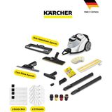 Karcher Kärcher Sc 5 Easyfix Iron Life Pack Temizlik Sınıfının En Güçlü Buharlı Temizleyicisi-Easyfix Zemin Başlığı & Vapohydro Fonksiyonu - Beyaz