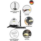 Karcher Kst 2 Buharlı Temizlik Makinesi 1500W Aksesuar Seti ile Beyaz Renk Yüksek Performans
