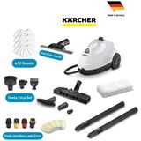Karcher Kst 2 Plus Set 1500W 3.2 Bar Yüksek Basınçlı Buharlı Temizlik Makinesi + Mikrofiber Bez Seti - Beyaz Ev Ve Ofis Tipi Hijyenik Zemin Temiz