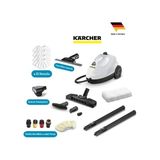 Karcher Kst 2 Pro Set 1500W 3.2 Bar Yüksek Basınçlı Buharlı Temizlik Makinesi- Beyaz Ev ve Ofis Tipi Hijyenik Zemin Temizleyici - Kimyasalsız Temizlik %99.99 Bakteri Öldürücü Etkili