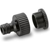 Karcher Musluk Adaptörü (G3/4 W/ G1/2) Çap Düşürücü - Siyah - Plastik
