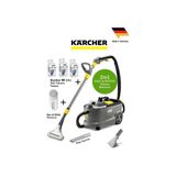 Karcher Puzzi Premium Set Halı Koltuk Yıkama Makinesi-Deterjan Kullanılabilir Yüksek Güçlü Halı Ve Zemin Yıkama +Köşe Aparatı +Karcher 48 Adet Yıkamalı Deterj