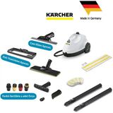 Karcher Sc 2 Easyfix Lite Set Buharlı Temizlik Makinesi 1500W 3.2 Bar Cam Halı Sert Zemin Kimyasalsız Hijyenik Hızlı Isınan Kompakt Profesyonel Ev Tipi Yüksek Basınçlı Buhar Temizleyici Garantili