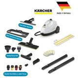 Karcher Sc 2 Easyfix Plus Set Sarı Buharlı Temizlik Makinesi 1500W 3.2 Bar Cam Halı Sert Zemin Kimyasalsız Hijyenik Hızlı Isınan Profesyonel Ev Tipi Yüksek Basınçlı Buhar Temizleyici Garantili