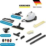 Karcher Sc 2 Easyfix Profesyonel Set Buharlı Temizlik Makinesi 1500W 3.2 Bar Cam Halı Sert Zemin Kimyasalsız Hijyenik Hızlı Isınan Profesyonel Ev Tipi Yüksek Basınçlı Buhar Temizleyici Garantili