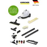 Karcher Sc 2 Easyfix Super Kit Buharlı Temizlik 1500W 3.2 Bar Cam Başlığı Yedek Temizlik Seti Halı Sert Zemin Kimyasalsız Hijyenik Hızlı Isınan Profesyonel Ev Tipi Buhar Makinesi Almanya Menşeli
