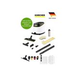 Karcher Sc 3 Deluxe Easyfix Buharlı Temizleyici 1900W 3.5 Bar Sürekli Su Doldurma Sert Zemin Fayans Cam Halı Kimyasalsız Hijyenik Hızlı Isınan Profesyonel Ev Tipi Buhar Temizleyici Avrupa Kalite