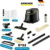 Karcher Sc 3 Deluxe Easyfix Profesyonel Max Set 1900W 3.5 Bar Hızlı Isınan Buharlı Temizlik Makinesi - LED Göstergeli Sürekli Doldurulabilir Su Tankı - Kimyasalsız %99.99 Bakteri Öldürücü Etkili - Beyaz