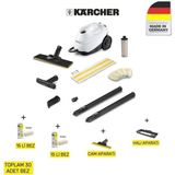 Karcher Sc 3 Easyfix Buharlı Temizlik Makinesi 30 Bez , Cam Aparatı ve Halı Aparatı Hediyeli - Beyaz
