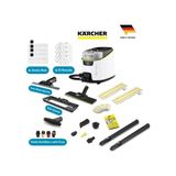 Karcher Sc 5 Deluxe Signature Line Plus Set 2200W 4 Bar Profesyonel Buharlı Temizlik Makinesi - Vapohydro Fonksiyonlu Sıcak Su Püskürtme Özelliği - Çıkarılabilir Su Tankı ve LED Ekranlı Teknolojisi