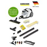 Karcher Sc 5 Easyfix Iron Plug Buharlı Temizlik Makinesi 2200W 4.2 Bar Yedek Temizlik Seti Cam Halı Sert Zemin Kimyasalsız Hijyenik Profesyonel Ev Tipi Yüksek Basınçlı Buhar Cihazı Avrupa Kalite