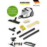 Karcher Sc 5 Easyfix Iron Plug Buharlı Temizlik Makinesi 2200W 4.2 Bar Yedek Temizlik Seti Cam Halı Sert Zemin Kimyasalsız Hijyenik Profesyonel Ev Tipi Yüksek Basınçlı Buhar Cihazı Garantili