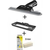 Karcher Sc Serisi Cam Temizleme Aparatı, Halı Aparatı, 15 Tek Kullanımlık Bez Sc2 Sc3 Sc4 Sc5 Easyfix Delux - 1 Adet