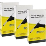 Karcher Sc Serisi ile Uyumlu Buharlı Süpürge Yüzey Temizleme Cam Aparatı 3'lü, Avantajlı Paket - Çok Renkli