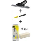 Karcher Sc1 Sc2 Sc3 Sc4 Sc5 Buharlı Makine Derz Arası Başlık Cam Temizleme Aparatı 15 Tek Kullanımlık Bez - 975 ml