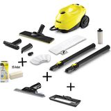 Karcher Sc3 Easyfix Buharlı Temizlik Makinesi + Cam Temizleme Aparatı Nozülü + 15 Adet Mikrofiber Bez +Halı Başlığı